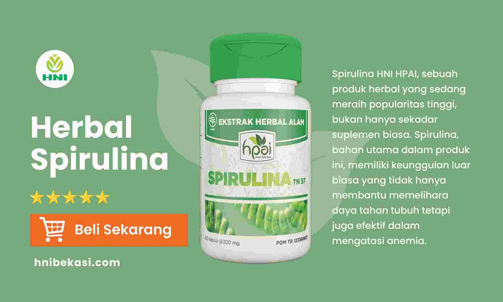 manfaat hni spirulina