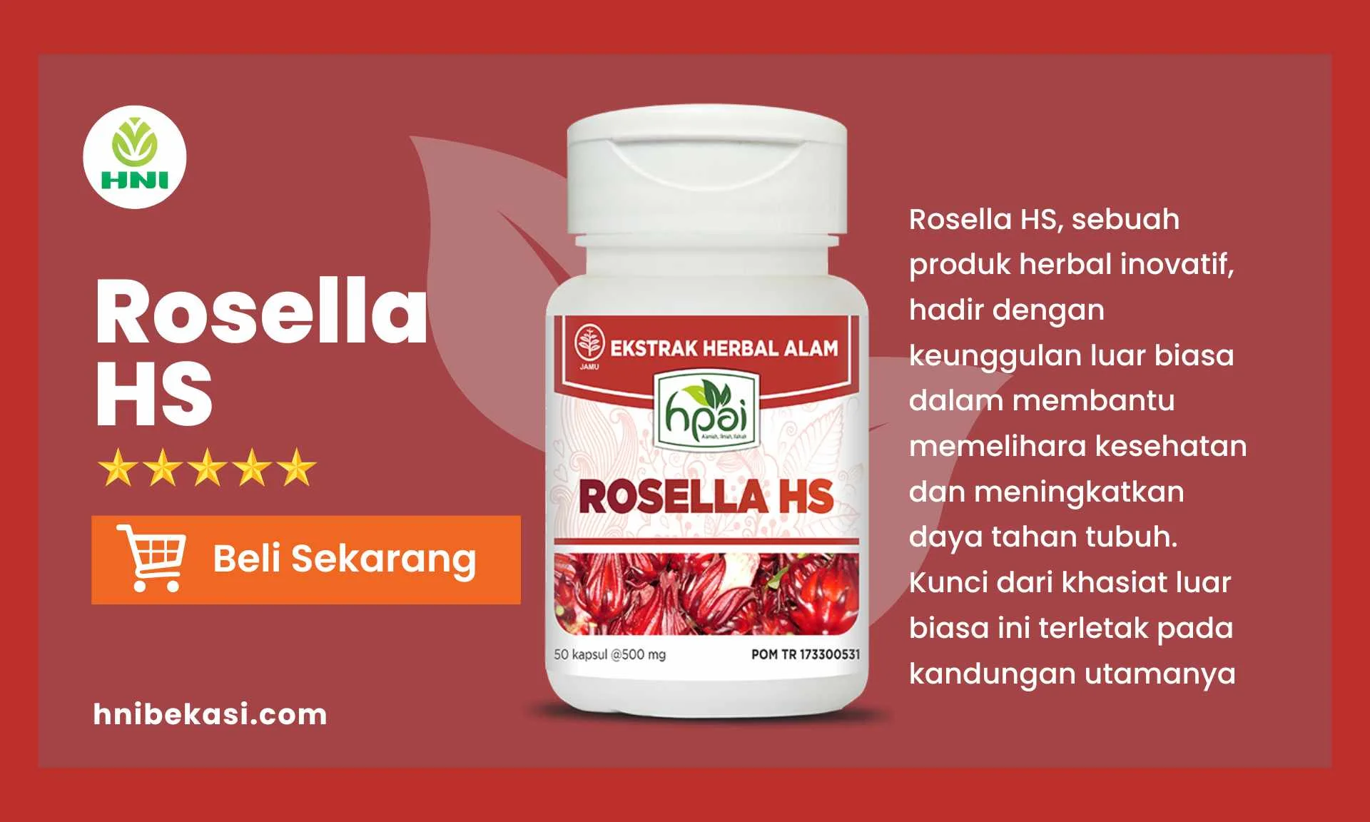 manfaat rosella hs hni