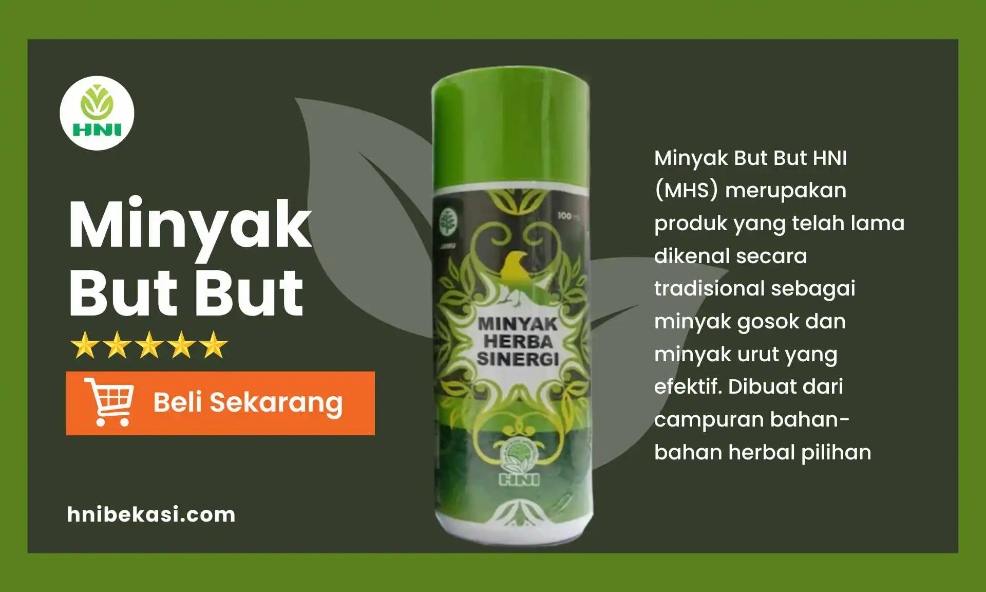 manfaat minyak butbut hni